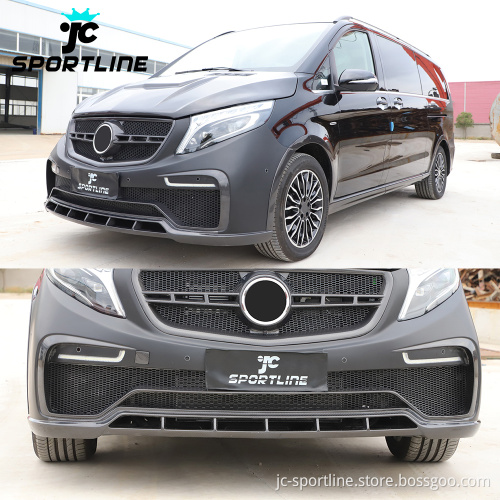 Carbon Fiber Front Bumper Kit for Mercedes Benz Vito V220/V250 Van 2015-2019